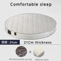 Cozy Spring Round Mattresses Hard Foldable Folding Queen Round Mattress King Size Sleeping Colchon Plegable Bedroom Furniture