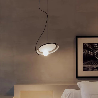 Danish minimalist restaurant circular magnetic pendant lights modern living room bedroom bedside bar table hanging lamps fixture