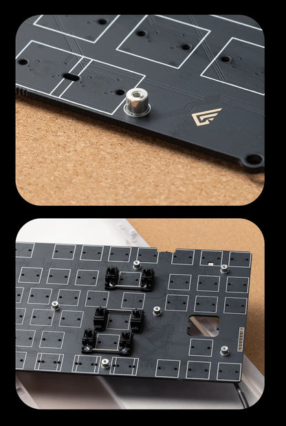 KBDfans KBD8X MKIII HE CNC Aluminum Gaming Keyboard Barebone Kit Venom TKL HE PCB High Performance Hall Effect 87 Keys Gfit PC