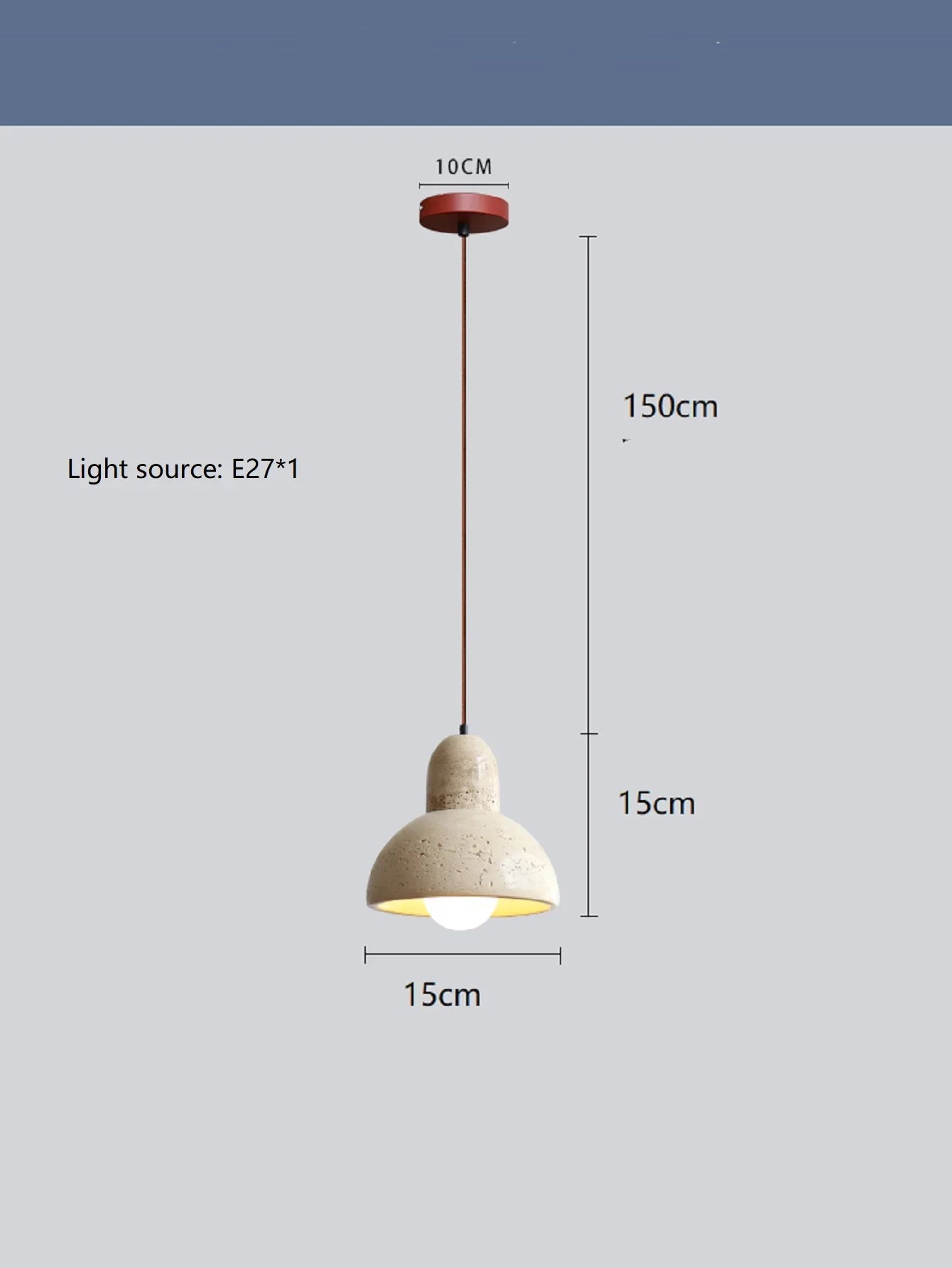 Yellow cave stone wabi-Sabi wind bedroom bedside chandelier Creative cream style homestayretro medieval restaurant small chandel