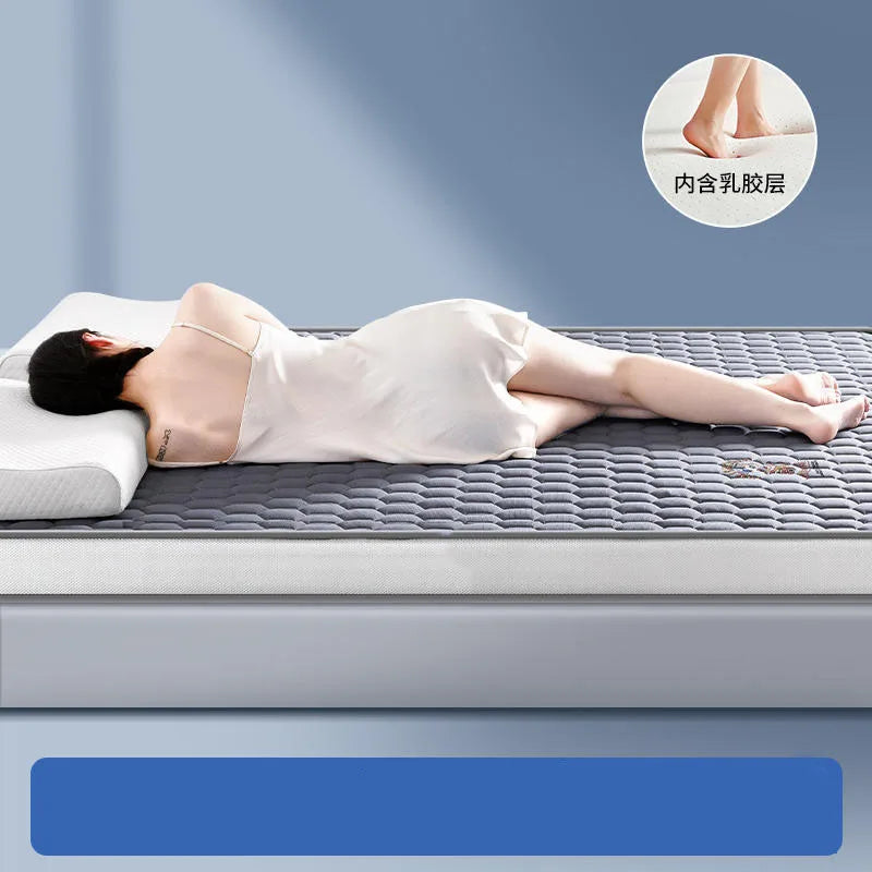 Latex mattress cushion Home bedroom tatami bed mat floor bedding sleeping mat Dormitory student single sponge mat