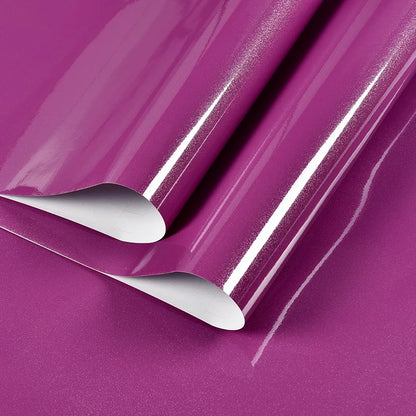 80cm Solid Color Decorative Film PVC Self Adhesive Wall Paper Furniture Renovation Stickers Kitchen Cabinet Waterproof Wallpaper
