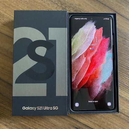Samsung Galaxy S21 Ultra 5G G998U1 6.8" AMOLED RAM 12/16GB ROM 128/256/512GB Snapdragon NFC Unlocked Original Android Phone
