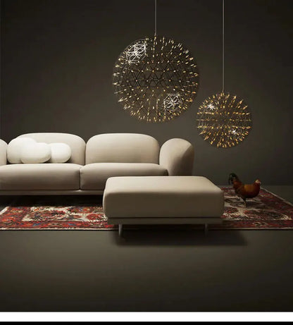 Chandelier Shop Commercial Spark Ball Full Sky Star Milk Tea Shop Restaurant Exclusive Network Bar Creative Art Decoration Light
