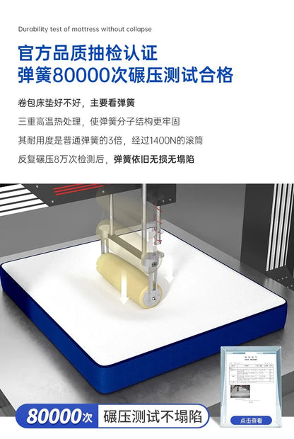 Molblly Soft Queen Mattresses High Quality Spring Sleeping Floor Mattresses Memory Foam Cozy Materasso Matrimoniale Furniture