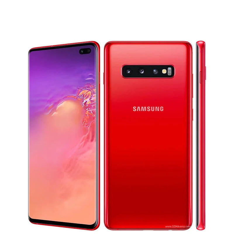 Samsung Galaxy S10 Plus S10+ G9750 Dual Sim 6.4" RAM 8GB ROM 128/512GB Snapdragon NFC 4G LTE Original Android Cell Phone