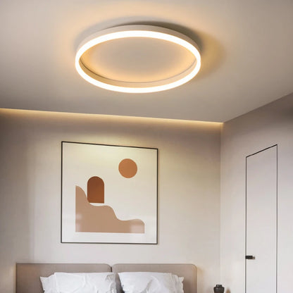 Modern LED Ceiling Lamp Chandelier for Living Dining Room Kitchen Bedroom Nordic Simple Round Home Decor Lighting Fixture Luster