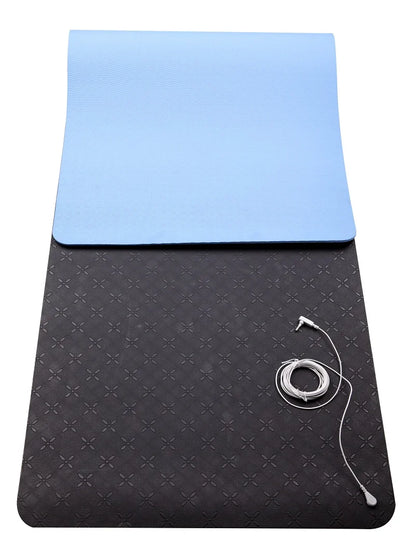 Half Grounding Mat for Bed Anti-slip PU Leather Earthing Mattress With Grounding Cord & Plug Adapter