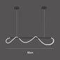 Post-Modern Restaurant Notes Long Hose Lamp Creative Bar Cafe Shop Art Front Desk Designer Chandeliers