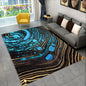 3D Colour Gold Nordic Marble Splendid Area Rug,Carpet for Home Living Room Bedroom Sofa Doormat Kitchen Decor,Non-slip Floor Mat