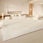VIKAMA Cream Wind Carpet Living Room Light Luxury Premium Feeling Faux Cashmere Floor Mat Large Full Pave Home Essentials