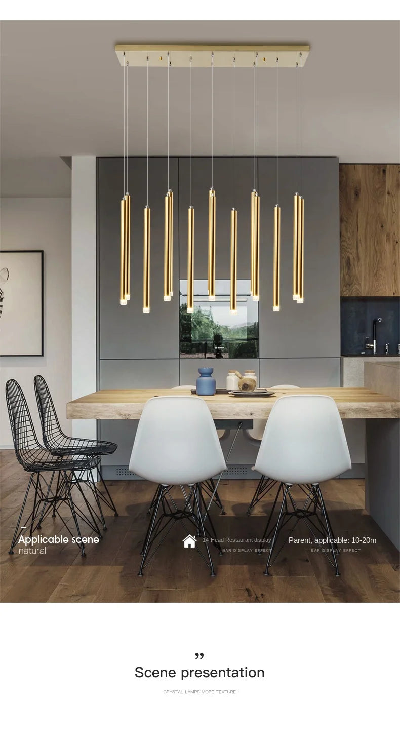 Modern Minimalist Led Dining Room Chandelier Nordic Luxury Living Room Lights Kitchen Island Dining Table Decorative Lamps