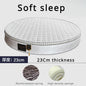 Cozy Spring Round Mattresses Hard Foldable Folding Queen Round Mattress King Size Sleeping Colchon Plegable Bedroom Furniture