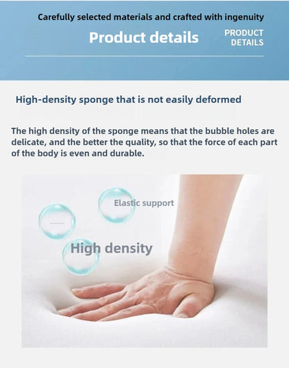 Memory Foam Folding Mattress Office Nap Bed Compact Tatami Yoga Mat Foldable Sponge Mattress Portable Single Bed for Easy