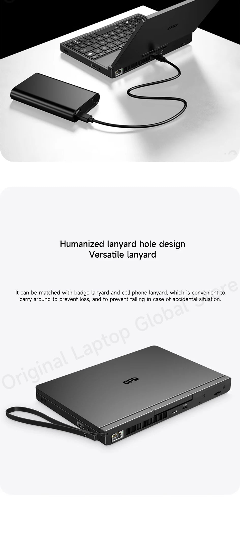 GPD Pocket 4 2025 Model AMD R7 8840U/AI 9 365/AI 9 HX 370 Processor 8.8-inch 2.5K Resolution 144 Hz Refresh Rate Mini Laptop