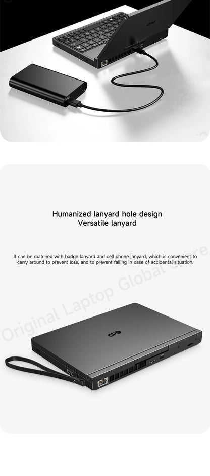 GPD Pocket 4 2025 Model AMD R7 8840U/AI 9 365/AI 9 HX 370 Processor 8.8-inch 2.5K Resolution 144 Hz Refresh Rate Mini Laptop