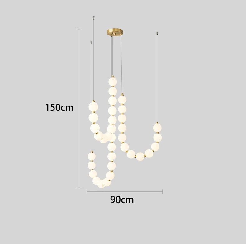 Modern home decor led lights pendant light lamps forstaircase Chandeliers for living room hanging light indoor lighting