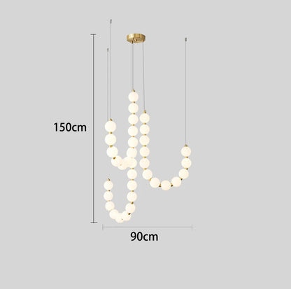 Modern home decor led lights pendant light lamps forstaircase Chandeliers for living room hanging light indoor lighting