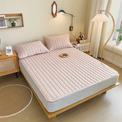 Green Tea Mattress Topper Cooling Pad Ultra-Soft and Breathable Bed Mattress Cover with Deep Pocket Foldable Tatami Floor 매트리스