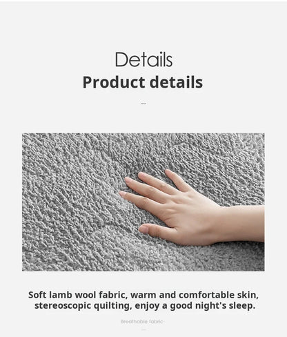Student dormitory foldable thickened warm lamb velvet tatami mattress winter floor bunk bed mattress Home Double mattress