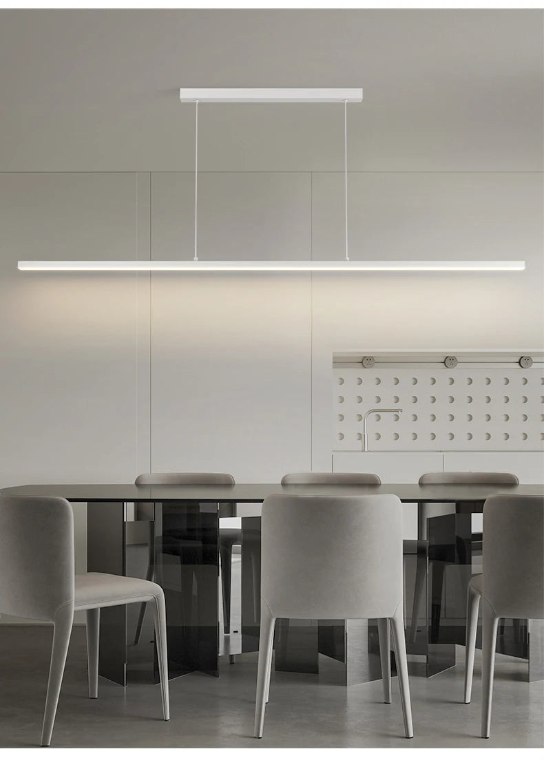 Modern Led Minimalist Long Pendant Lights For Home Villa Living Bedroom Dining Room Study Indoor Lighting Decoration Lamps