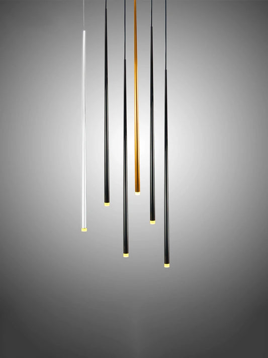 Modern LED Pendant Lights Dimmable 3cm Conical Aluminum & Acrylic Home Hang Lamp Dining Living Room Bar Cafe Droplight Fixture