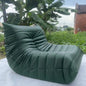 Fireside Chair for Adult Armless Floor Sofa Soft Comfy Lounge Chair Foam Sofa Accent Chair for Living Room Bedroom Bean Bag Sofa