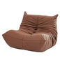 Fireside Chair for Adult Armless Floor Sofa Soft Comfy Lounge Chair Foam Sofa Accent Chair for Living Room Bedroom Bean Bag Sofa