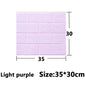 1-30Pcs 35cmx30 3D Wall Panels Stickers Wallpaper DIY Waterproof for Living Room Bedroom Kitchen Background Decoration