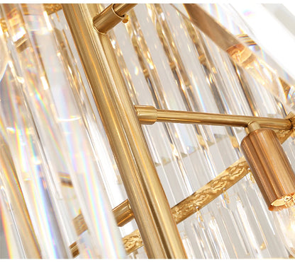 Large Top Long Crystal Led Chandeliers Hotel Hall Living Room Luxury Multi-layer Staircase Lighting Black Stainless Steel Light