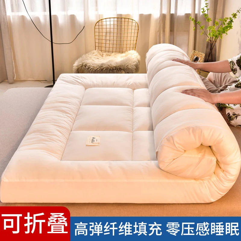 Soft comfortable mattress home thickened ultra-soft dormitory student single double mattress tatami floor sleeping mat