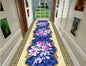 Luxury Classic Style Lobby Long Corridor Carpet Floral Wedding Passageway Large Area Rug Comfortable Washable Non-slip Floor Mat