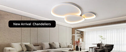 White Grey Modern led Ceiling Lights For Living Room Bedroom Dining Room dimmable Lamp indoor round sqaure Fixtures Lustres
