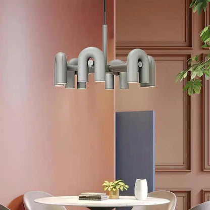 Cirkus scandinavian pendant light LED U-shaped tube chandelier Simple creative lamp Living Room Decoration restaurant lights