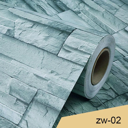 Red Brick Moisture-Proof Waterproof Renovation Sticker PVC Self-Adhesive Room Decoration Bedroom Study Background Wall Wallpaper