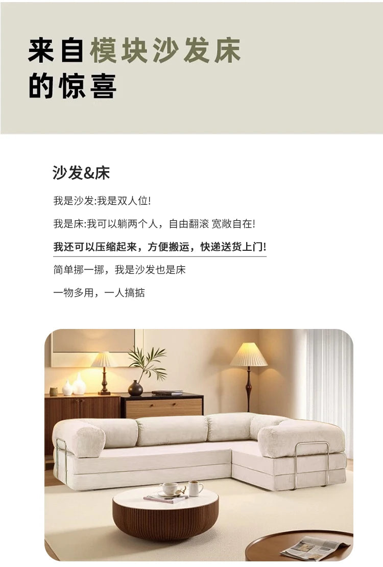 Vacuum Compression Sofa, Living Room Direct Sofa, Multi-functional and Versatile Sofa, 5 Brackets, Customizable