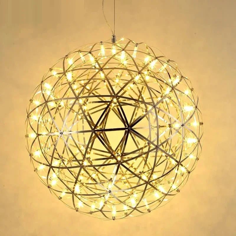 Chandelier Shop Commercial Spark Ball Full Sky Star Milk Tea Shop Restaurant Exclusive Network Bar Creative Art Decoration Light