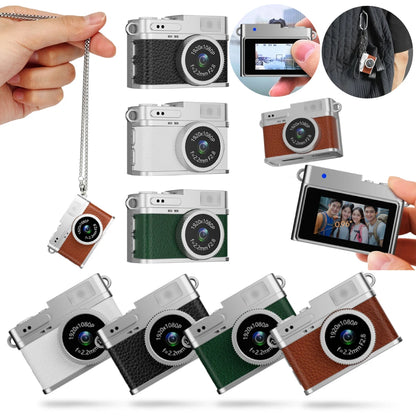 S150 Retro Digital Camera Mini Video Cam Photography Point Camera 1080P Pocket Video Recorder with LED Flash Light for Kids Toys