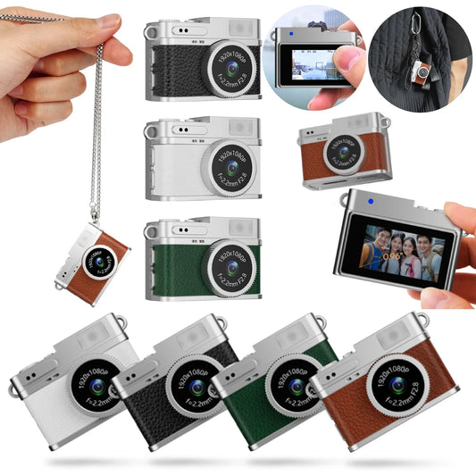 S150 Retro Digital Camera Mini Video Cam Photography Point Camera 1080P Pocket Video Recorder with LED Flash Light for Kids Toys