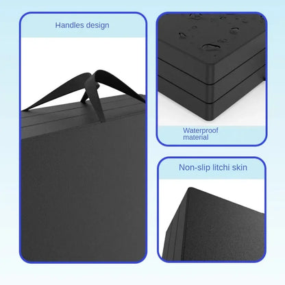 Tri-Fold Memory Foam Mattress Twin Size Portable Bed Ideal for Kids and Adults Perfect for Sleepovers 4 Inch