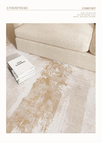 Maillard Style Carpets for Living Room Fluffy Soft Bedroom Decor Plush Carpet Luxury Cloakroom Thick Rug Large Area Washable Mat