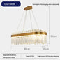 Nordic Luxury Chandeliers Crystal Pendant Ceiling Lights for Living Dining Room Kitchen Gold Pendant Light Decor Indoor Lighting