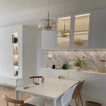 Glass LED Pendant Light for Kitchen, Restaurant, Hanging Lamp, Modern Bedroom, Bedside Shop Decoration, Ceiling Chandeliers, Lustres Decor