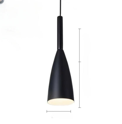Nordic Minimalist Iron Decoration 3 Heads Chandeliers Restaurant Bar Bedroom Pendant Lights