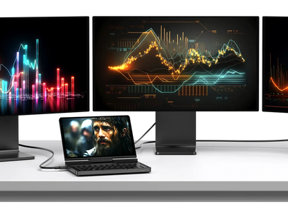 New 2025 version In stock! Original GPD Pocket 4 8.8-inch AMD AI 9 HX 370 64GB RAM 2TB NVMe Mini Laptop Computer for business