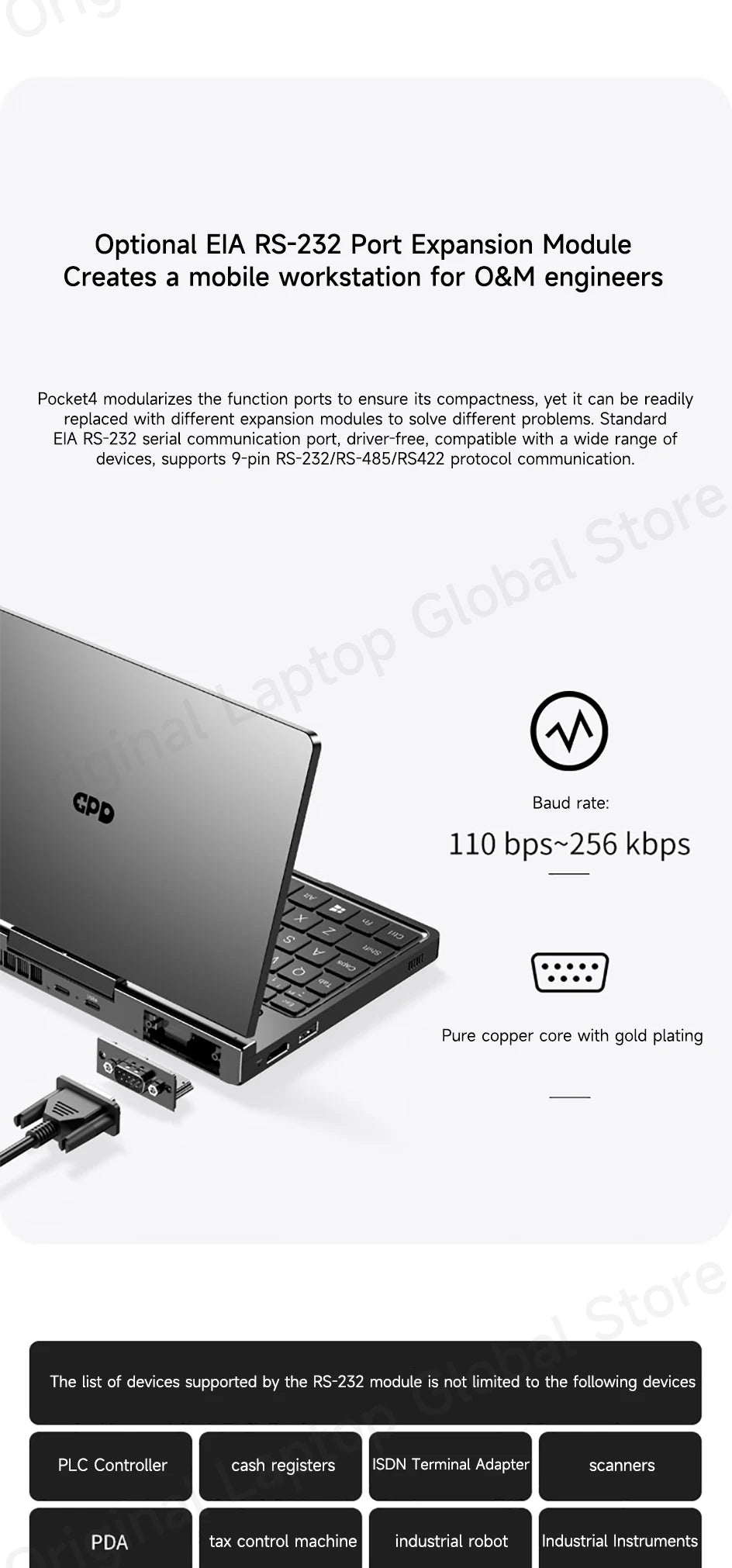 GPD Pocket 4 2025 Model AMD R7 8840U/AI 9 365/AI 9 HX 370 Processor 8.8-inch 2.5K Resolution 144 Hz Refresh Rate Mini Laptop