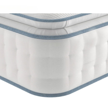 King or queen size gel memory natural latex foam silence and individual anti fatigue compress  pocket spring mattress