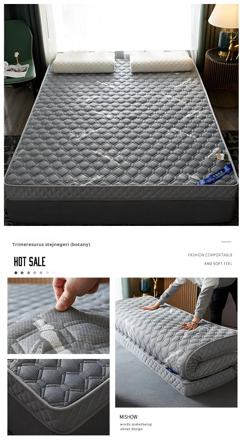 Household 6cm Thick Latex Mattress Student Dormitory Single Soft Bed Mat
