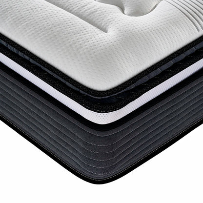 12 Inch Mattress Twin Full Queen King Bed Size Mattresses Medium Firm 7 Zone Pocket Spring Mattress Bedroom Furniture