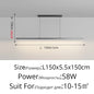 Modern Led Minimalist Long Pendant Lights For Home Villa Living Bedroom Dining Room Study Indoor Lighting Decoration Lamps
